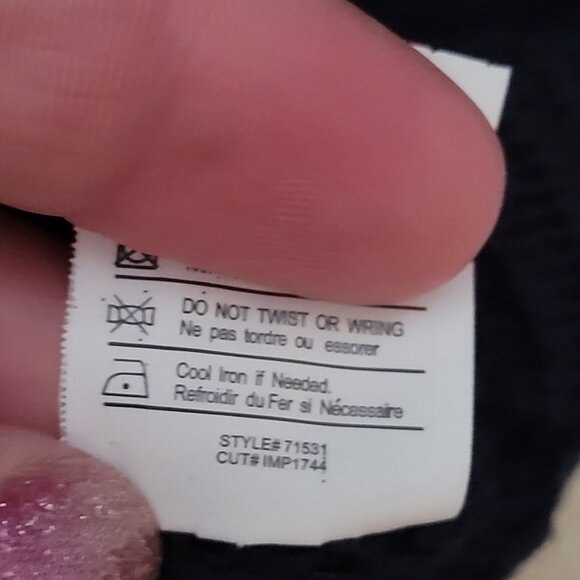 VINCE 100% Linen Cardigan sweater navy blue open knit size small - Picture 4 of 7